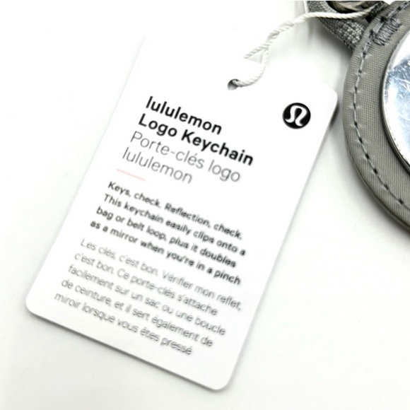 Lululemon Logo Bag Charm & Key Chain - Picture 7 of 11